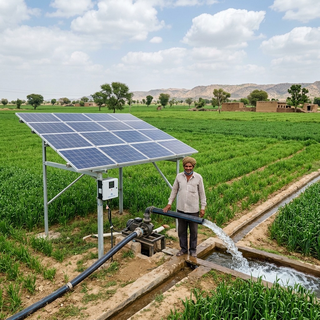 Empowering Jhunjhunu Farmers with Solar Water Pumps
